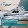 COUVERTURE CHAUFFANTE HD 75 NORDIC GREY GREEN PLANET BEURER - 180 x 130 cm