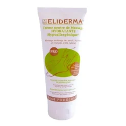 CRÈME DE MASSAGE NEUTRE POUR PIEDS FILM PROTECTEUR ELIDERMA - tube de 200 ml