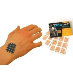 CROSS TAPE TAILLE M ADHÉSIF NON ÉLASTIQUE CE - lot de 20 feuilles de 9