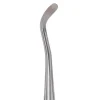 CURETTE DOUBLE GRANDE SPATULE INOX 17 CM - instrument réutilisable