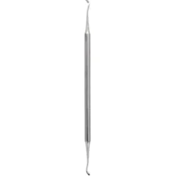 CURETTE DOUBLE GRANDE SPATULE INOX 17 CM - instrument réutilisable