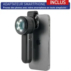 DERMA MED30 DERMATOSCOPE POUR SMARTPHONE POLARISÉ X10 - avec adaptateur universel