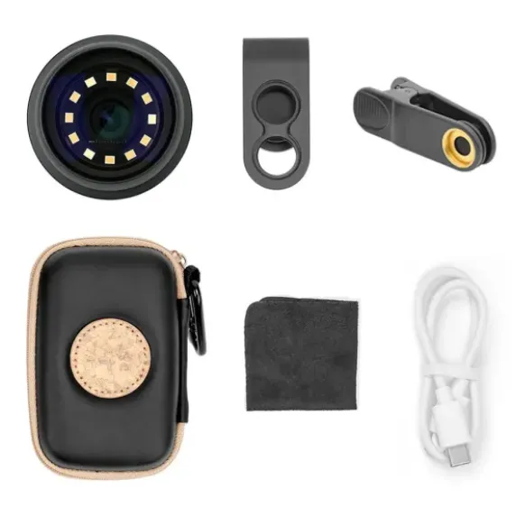 DERMATOSCOPE DERMA MED20 POLARISÉ X10 POUR SMARTPHONE - avec adaptateur universel
