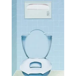 DISTRIBUTEUR COUVRE SIÈGE WC EXTRA-PLAT ABS - recharge 250 couvre-sièges