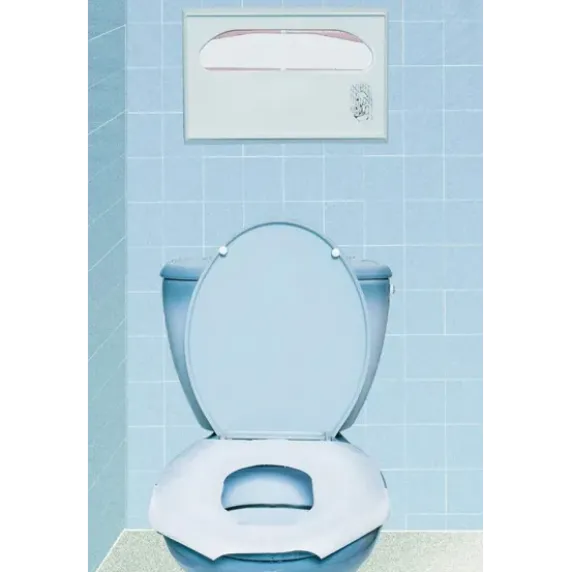 DISTRIBUTEUR COUVRE SIÈGE WC EXTRA-PLAT ABS - recharge 250 couvre-sièges