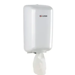 DISTRIBUTEUR ESSUIE-TOUT MINI BOBINE BLANC D.C MURAL ABS LOSDI - blanc