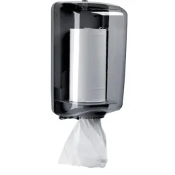 DISTRIBUTEUR ESSUIE-TOUT MINI BOBINE FUMÉ D.C ABS ANTI-CHOC LOSDI - fumé