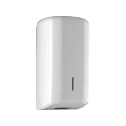DISTRIBUTEUR PAPIER HYGIÉNIQUE PAQUETS PLATS COMPACT VERROUILLABLE LOSDI - blanc ou fumé