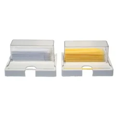 DISTRIBUTEUR POUR APPLICATEURS TRANSPARENT RANGEMENT HYGIÉNIQUE - transparent
