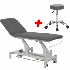 DIVAN D'EXAMEN ÉLECTRIQUE DELTA 55 2 PLANS MEDICLINIC - pack avec tabouret standard offert