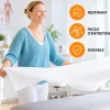 DRAPS D'EXAMEN NON TISSÉS FAÇON SERVIETTE GRANDE COUVERTURE - blanc 100 draps