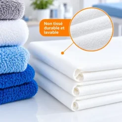 DRAPS D'EXAMEN NON TISSÉS LAVABLES 100 FOIS - lot de 10