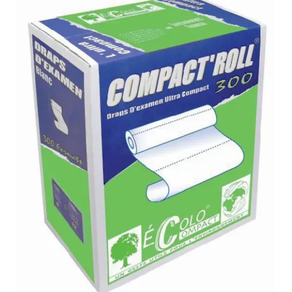 DRAPS D'EXAMEN OUATÉS COMPACT'ROLL 50x35 - 300 formats - Colis de 6