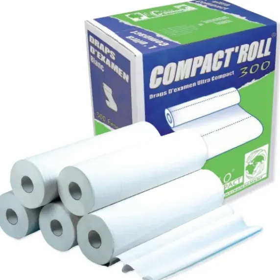 DRAPS D'EXAMEN OUATÉS COMPACT'ROLL 50x35 - 300 formats - Colis de 6