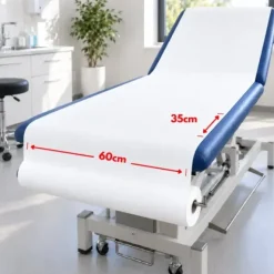 DRAPS D'EXAMEN OUATÉS GRANDE LARGEUR BLANC - 12 rouleaux de 150 formats