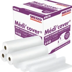 DRAPS D’EXAMEN OUATÉS MICRO-GAUFRÉS 2 PLIS 50x34 cm 135 formats - Colis de 9