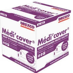 DRAPS D’EXAMEN OUATÉS MICRO-GAUFRÉS 2 PLIS 50x34 cm 135 formats - Colis de 9