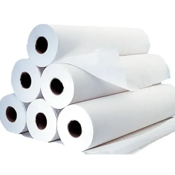DRAPS D'EXAMEN OUATÉS PRÉDÉCOUPÉS DEMI LARGEUR 2 PLIS MEDICLINIC - 24 rouleaux de 150 formats