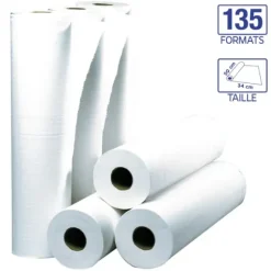 DRAPS D’EXAMEN PRÉDÉCOUPÉS CLASSIC’ROLL DOUBLE ÉPAISSEUR - 12 rouleaux