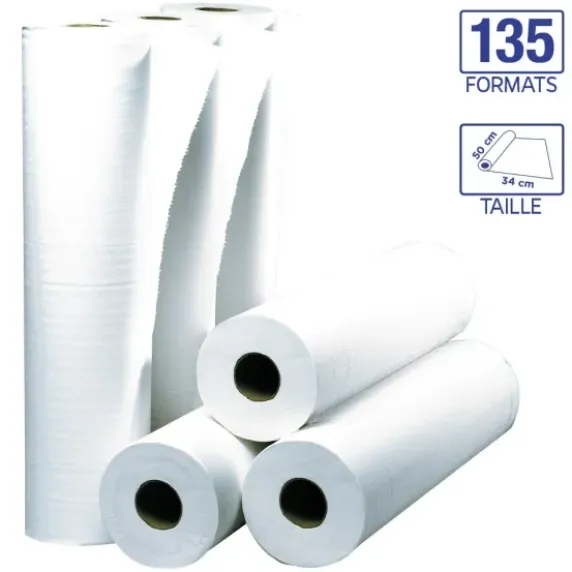 DRAPS D’EXAMEN PRÉDÉCOUPÉS CLASSIC’ROLL DOUBLE ÉPAISSEUR - 12 rouleaux