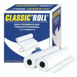 DRAPS D’EXAMEN PRÉDÉCOUPÉS CLASSIC’ROLL DOUBLE ÉPAISSEUR - 12 rouleaux