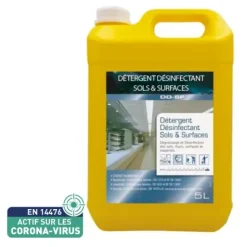 DÉTERGENT DÉSINFECTANT SOLS ET SURFACES USAGE PROFESSIONNEL - bidon de 5 l