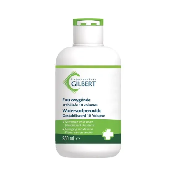 EAU OXYGÉNÉE ANTISEPSIE LOCALE LABORATOIRES GILBERT - flacon de 250 ml