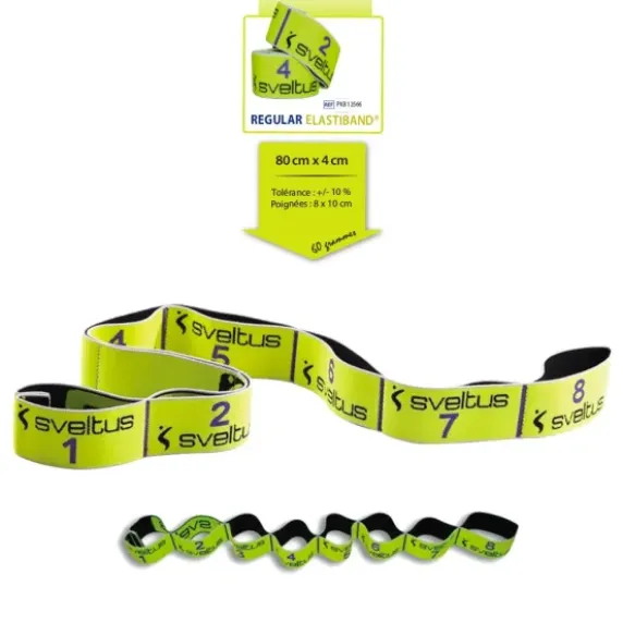 ELASTIBAND REGULAR RÉSISTANCE TISSÉE 10 KG SVELTUS - 80 cm