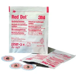 Electrodes 3M™ Red Dot™ 2239 avec support Micropore