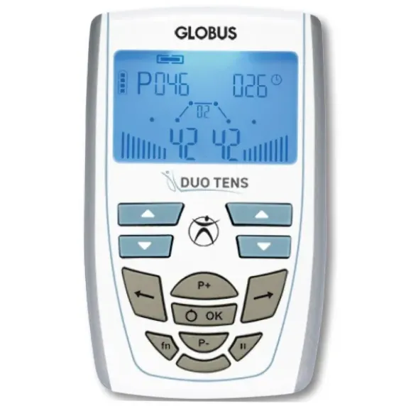 ELECTROSTIMULATEUR DUO TENS ANTI DOULEUR GLOBUS - 20 électrodes offertes