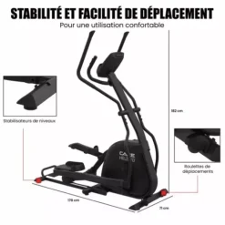 ELLIPTIQUE HELIS FD EMS AUTO ALIMENTÉ CARE - usage professionnel