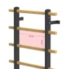 ESPALIER BOIS MÉTAL CARE 9 BARREAUX - fixation murale