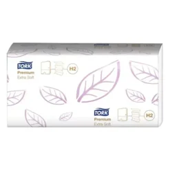 ESSUIE-MAINS INTERFOLIÉS EXTRA DOUX PREMIUM H2 TORK - carton de 2100 feuilles