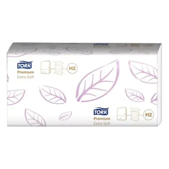 ESSUIE-MAINS INTERFOLIÉS EXTRA DOUX PREMIUM H2 TORK - carton de 2100 feuilles