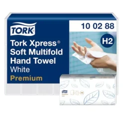 ESSUIE-MAINS INTERFOLIÉS EXTRA DOUX PREMIUM H2 TORK - carton de 2100 feuilles