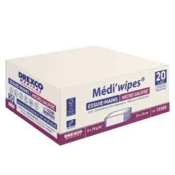 ESSUIE-MAINS MICRO GAUFRÉ PLIAGE V ABSORBANT MEDICLINIC - colis de 3200 formats