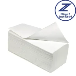 ESSUIE-MAINS MICRO GAUFRÉ PLIAGE Z DOUBLE ÉPAISSEUR MEDICLINIC - colis de 3200 feuilles