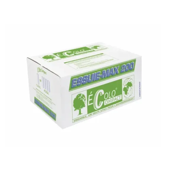 ESSUIE-TOUT MAX 200 COMPACT DOUBLE ÉPAISSEUR - lot de 12 rouleaux