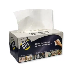ESSUIE-TOUT WIZZY BOX ABSORBANT 2 PLIS GLOBAL HYGIÈNE - boîte de 180 feuilles