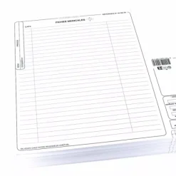 FICHES MÉDICALES 3 VOLETS STANDARD COMED - colis de 250 fiches