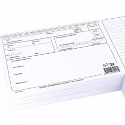 FICHES MÉDICALES 3 VOLETS STANDARD COMED - colis de 250 fiches