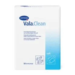 GANT DE TOILETTE VALACLEAN FILM DOUX ABSORBANT HARTMANN - sachet de 50 unités