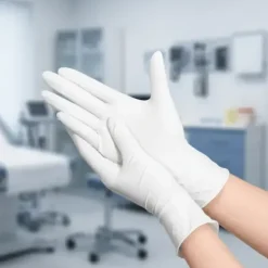 GANTS CHIRURGICAUX LATEX STÉRILES NON POUDRÉS MÉDI'TOUCH - boîte de 50 paires