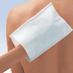 GANTS DE TOILETTE NON TISSÉ BLANC USAGE UNIQUE - sachet de 50