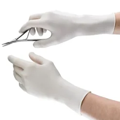 GANTS LATEX CHIRURGICAUX STÉRILES TRÈS PEU POUDRÉS DREXCO MÉDICAL - boîte de 50 paires