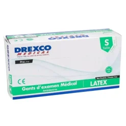GANTS LATEX NON POUDRÉS ANTI ALLERGÈNE MEDICLINIC - boîte de 100
