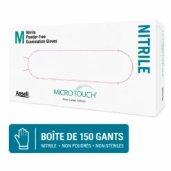 GANTS NITRILE BLANC MICRO-TOUCH NON POUDRÉS ANSELL - boîte de 150