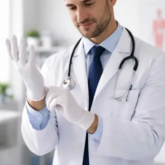 GANTS NITRILE NON POUDRÉS BLANCS MEDICLINIC SANS LATEX DREXCO MÉDICAL - boîte de 100