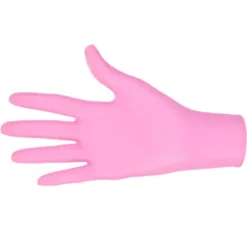 GANTS NITRILE NON POUDRÉS ROSE NITRYLEX SANS LATEX MERCATOR - boîte de 100