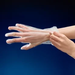 GANTS POLYÉTHYLÈNE TRANSPARENTS AMBIDEXTRES MEDICLINIC - boîte de 100